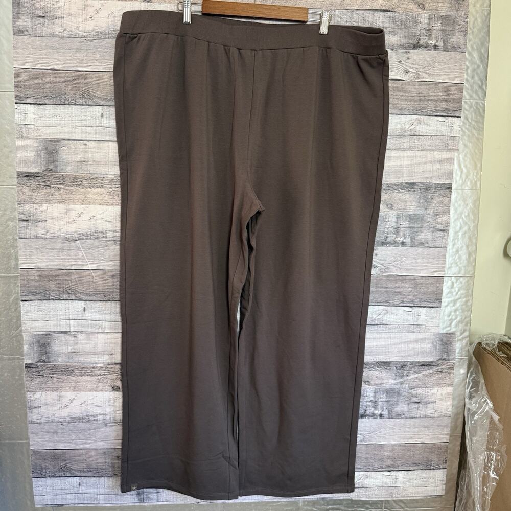 Barefoot Dreams Women's Brown Brushed Luxe Lounge Pant Sz 3X
